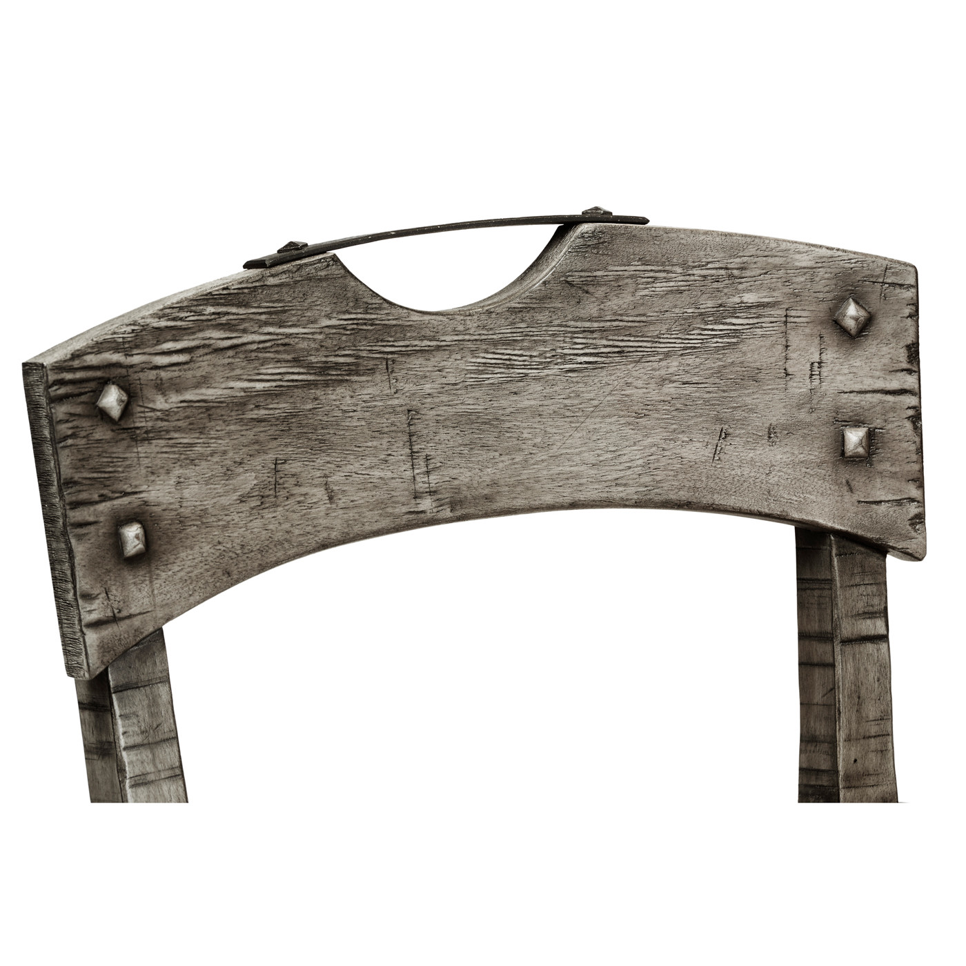 Casual Planked Dining Arm Chair