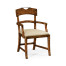 Casual Planked Dining Arm Chair