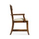 Casual Planked Dining Arm Chair