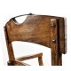 Casual Planked Dining Arm Chair