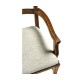 Casual Planked Dining Arm Chair