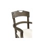 Casual Planked Dining Arm Chair