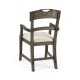 Casual Planked Dining Arm Chair