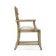 Casual Planked Dining Arm Chair