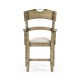 Casual Planked Dining Arm Chair