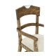 Casual Planked Dining Arm Chair