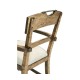 Casual Planked Dining Arm Chair