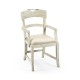Casual Planked Dining Arm Chair