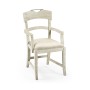 Casual Planked Dining Arm Chair