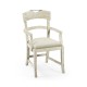 Casual Planked Dining Arm Chair