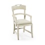 Casual Planked Dining Arm Chair