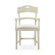 Casual Planked Dining Arm Chair