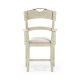 Casual Planked Dining Arm Chair
