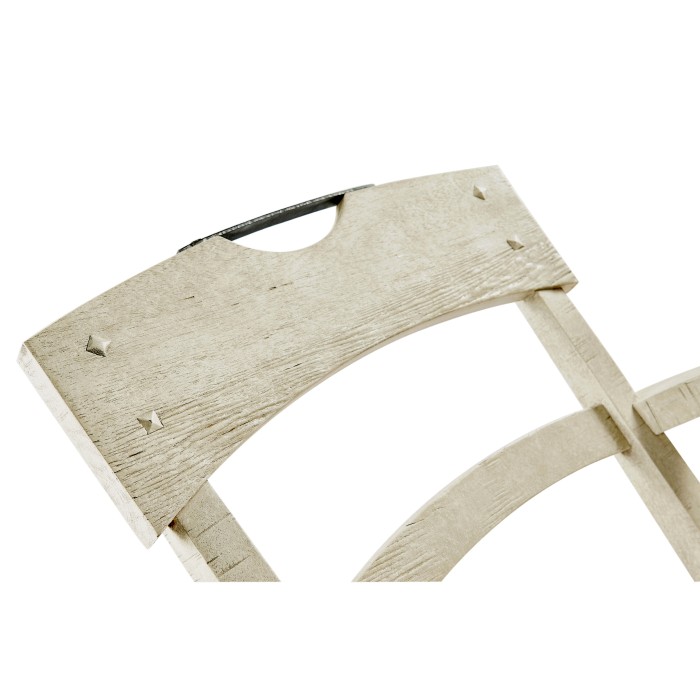 Casual Planked Dining Arm Chair