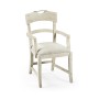 Casual Planked Dining Arm Chair