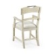 Casual Planked Dining Arm Chair