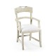 Casual Planked Dining Arm Chair