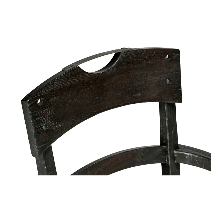Casual Planked Dining Arm Chair