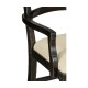 Casual Planked Dining Arm Chair