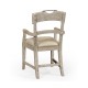 Casual Planked Dining Arm Chair
