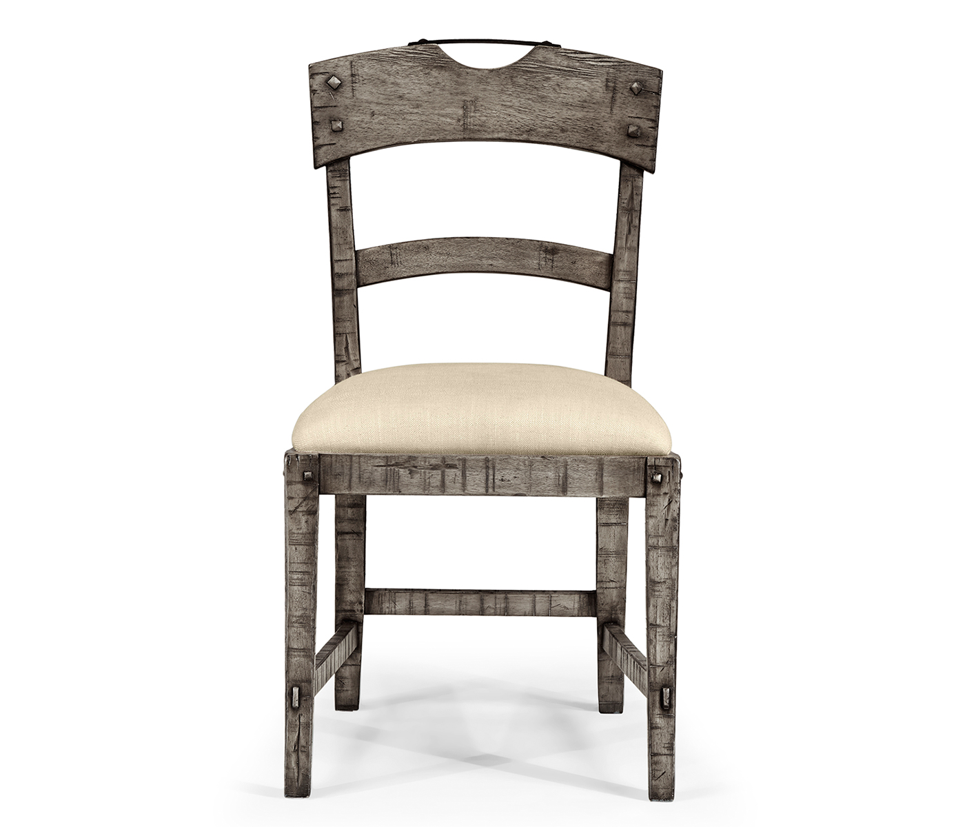 Casual Planked Dining Side Chair