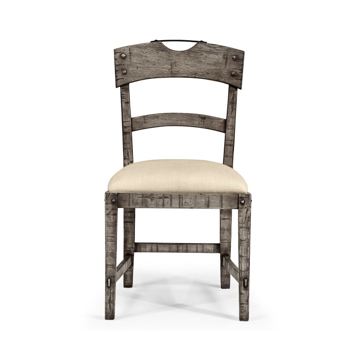 Casual Planked Dining Side Chair