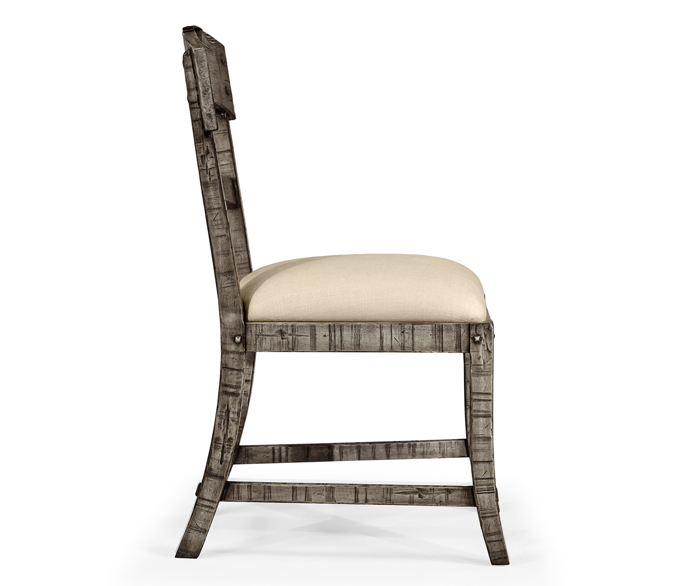 Casual Planked Dining Side Chair