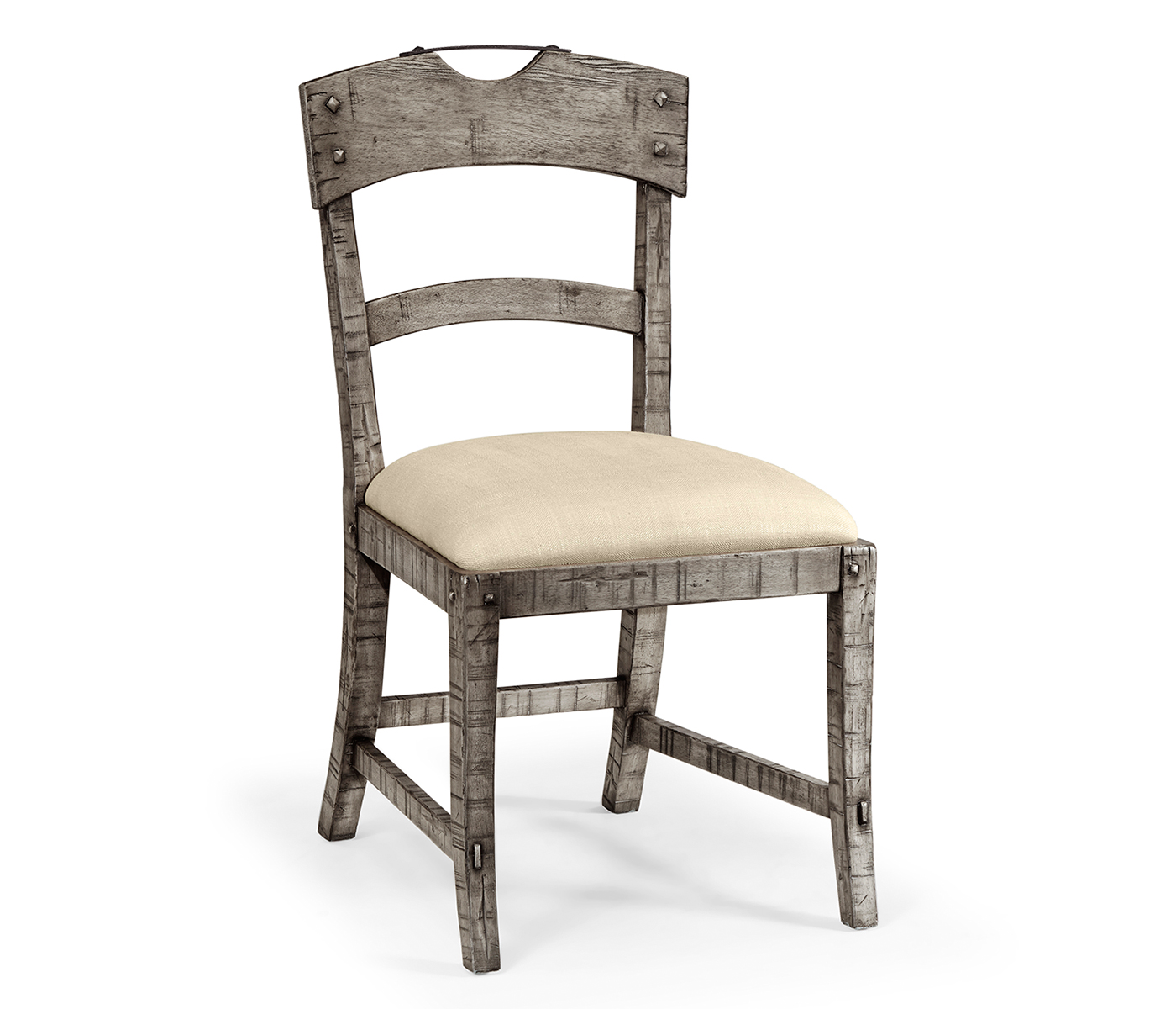 Casual Planked Dining Side Chair