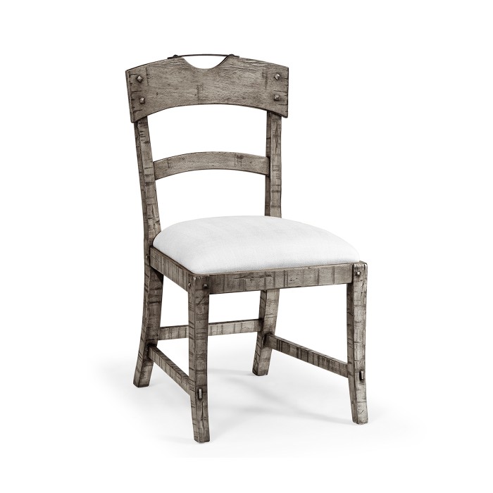 Casual Planked Dining Side Chair