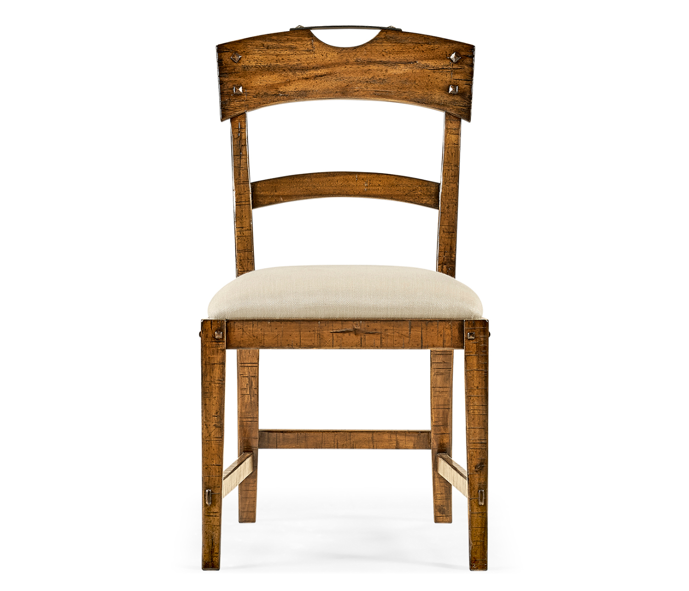 Casual Planked Dining Side Chair