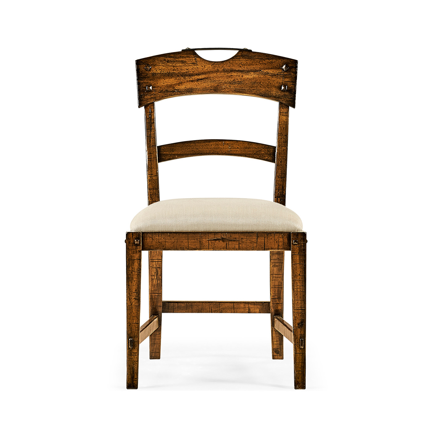 Casual Planked Dining Side Chair