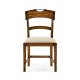 Casual Planked Dining Side Chair