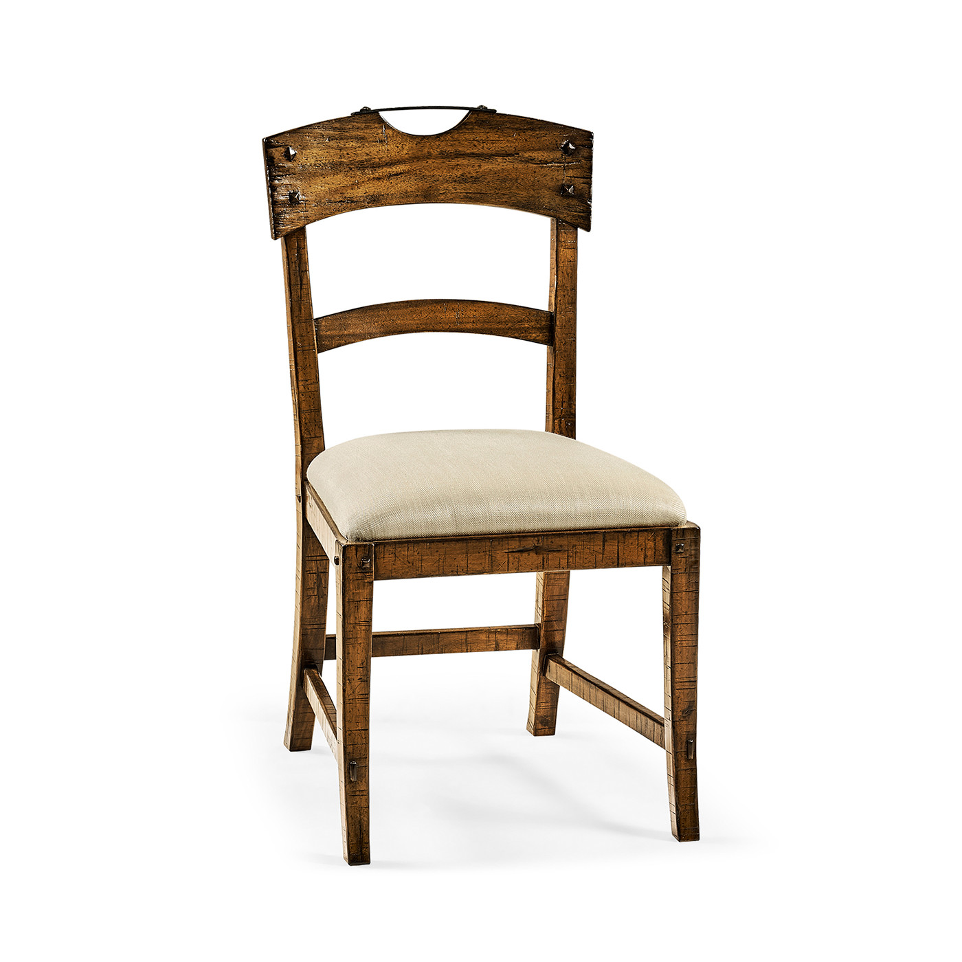 Casual Planked Dining Side Chair