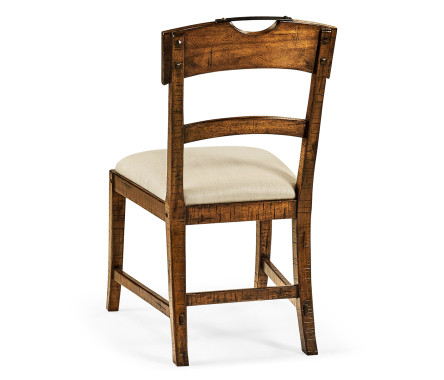 Casual Planked Dining Side Chair