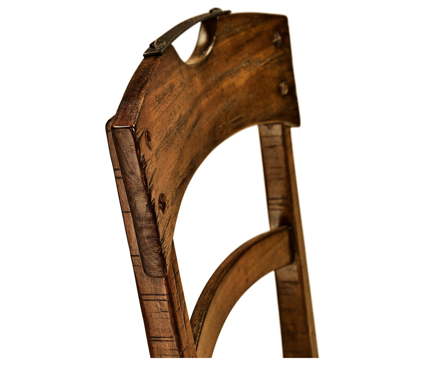 Casual Planked Dining Side Chair