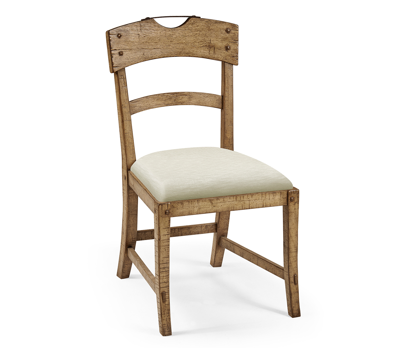 Casual Planked Dining Side Chair