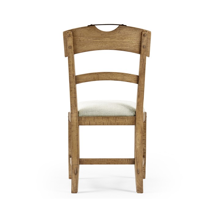 Casual Planked Dining Side Chair