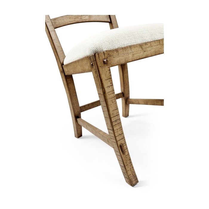 Casual Planked Dining Side Chair