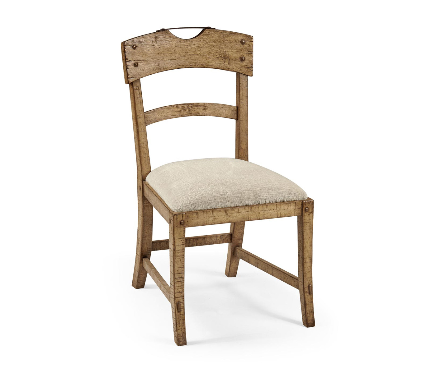 Casual Planked Dining Side Chair