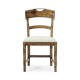 Casual Planked Dining Side Chair