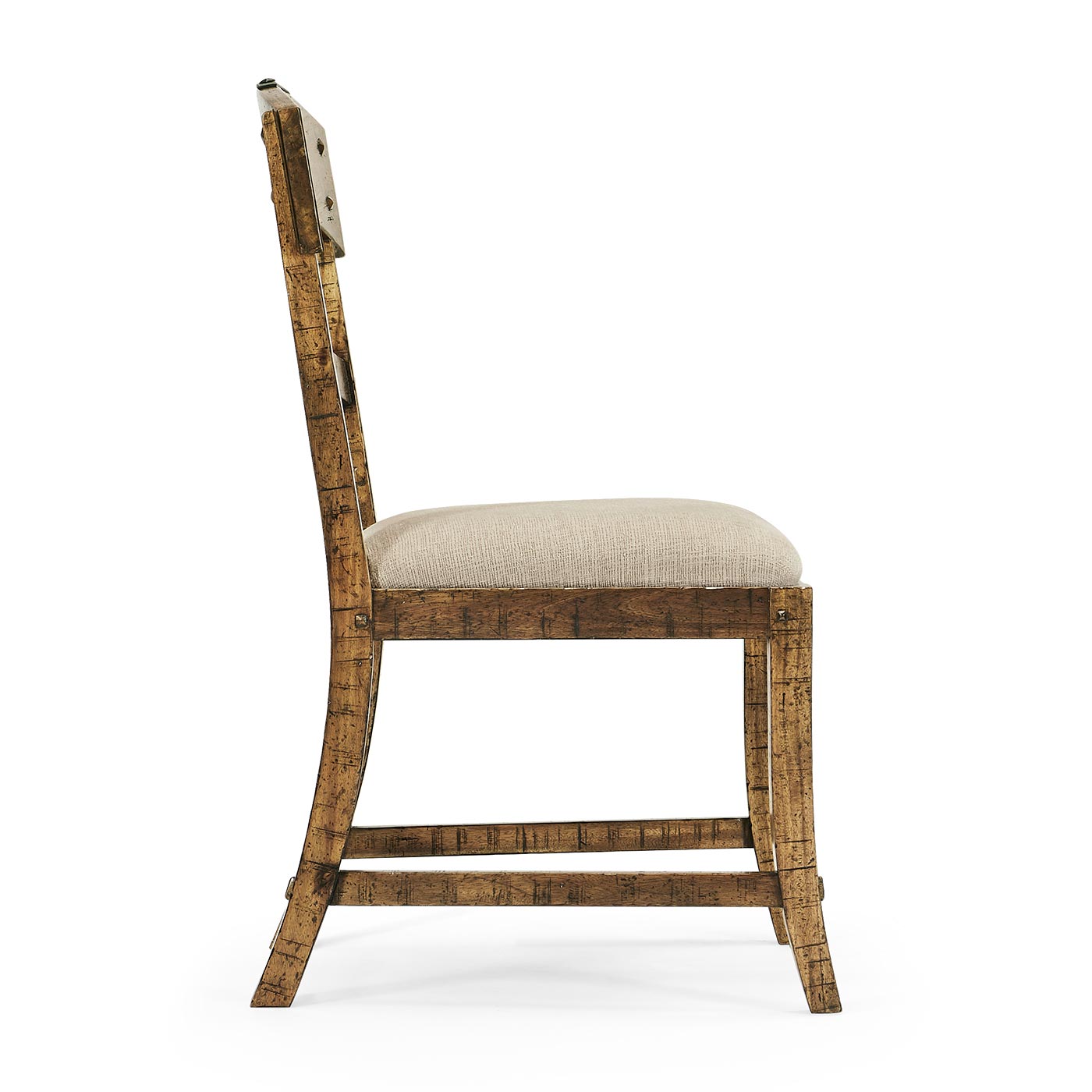 Casual Planked Dining Side Chair