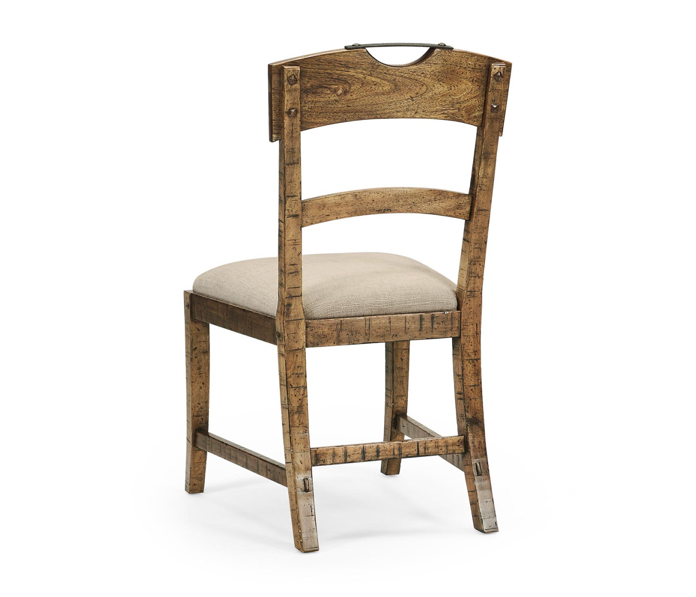 Casual Planked Dining Side Chair