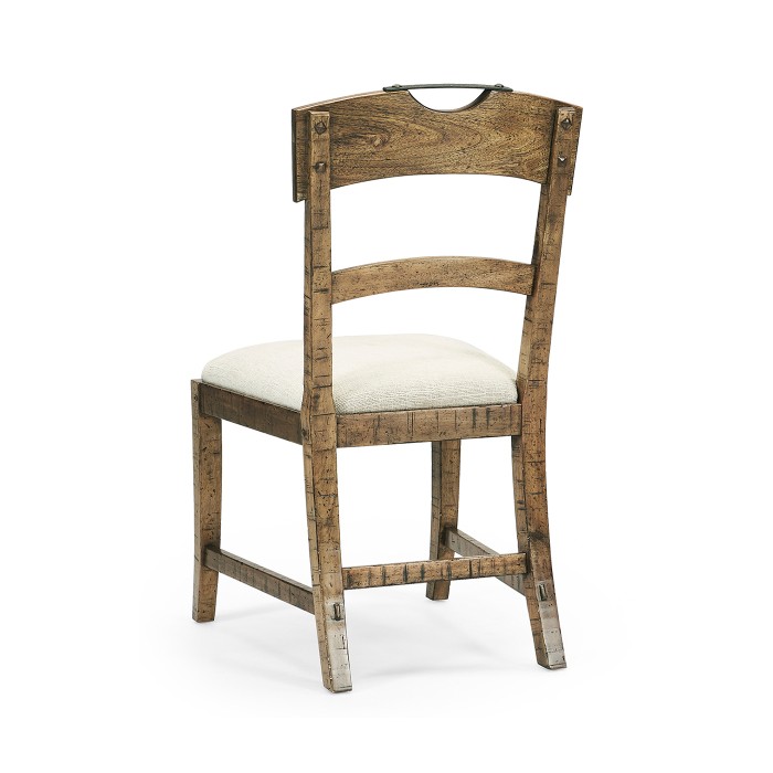 Casual Planked Dining Side Chair