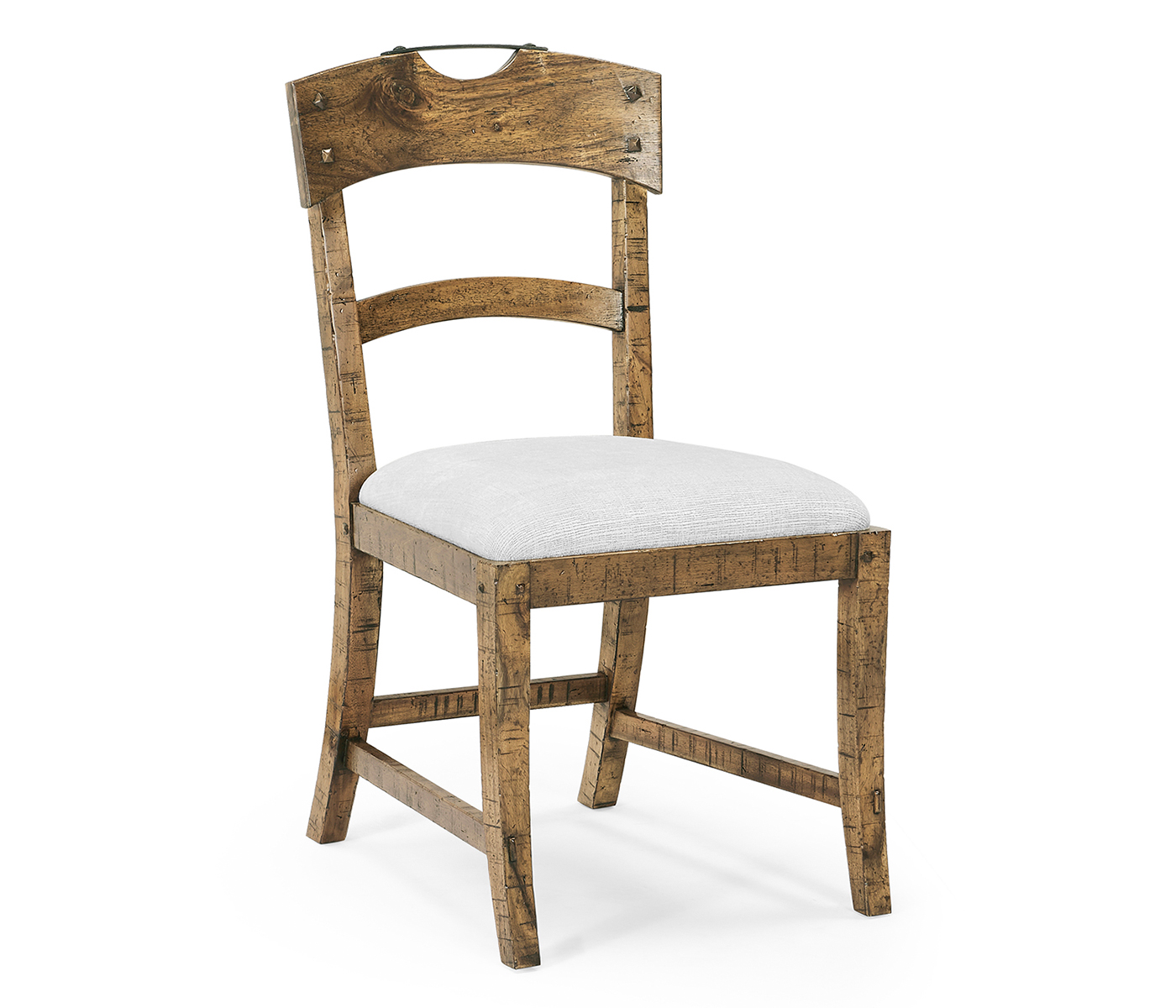 Casual Planked Dining Side Chair