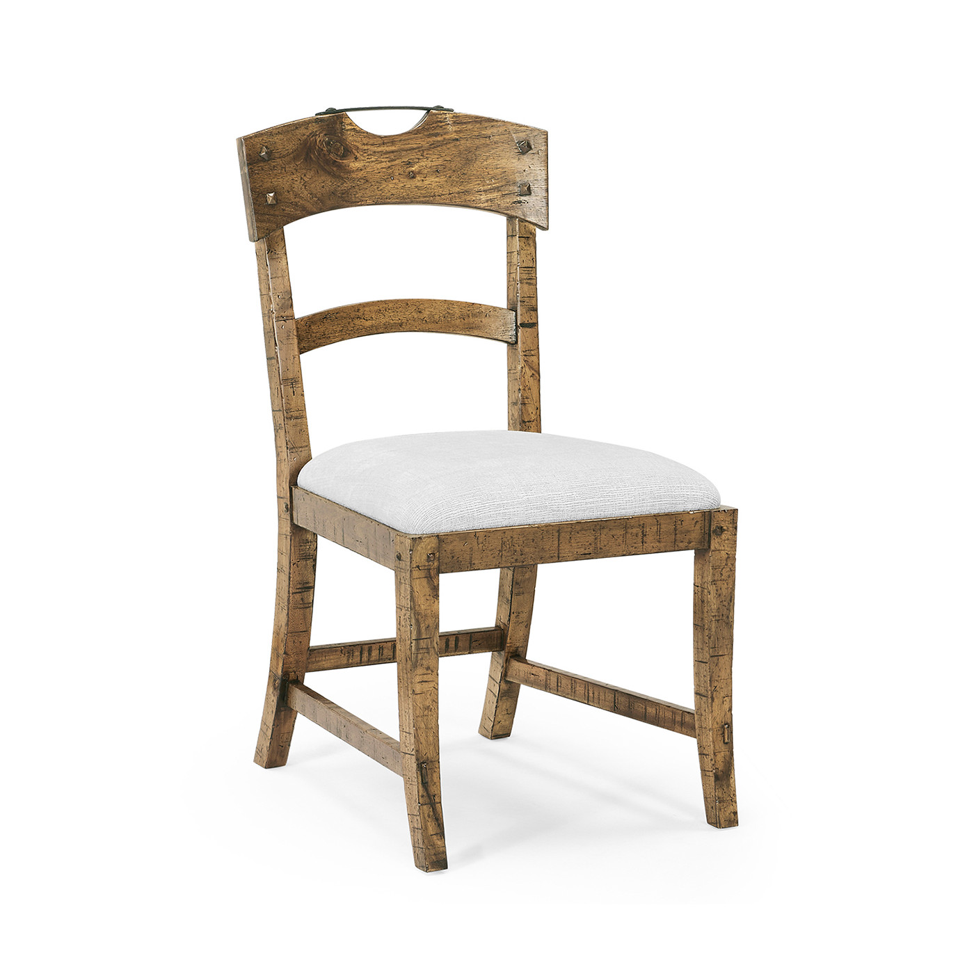 Casual Planked Dining Side Chair