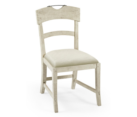 Casual Planked Dining Side Chair