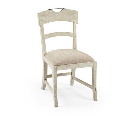 Casual Planked Dining Side Chair