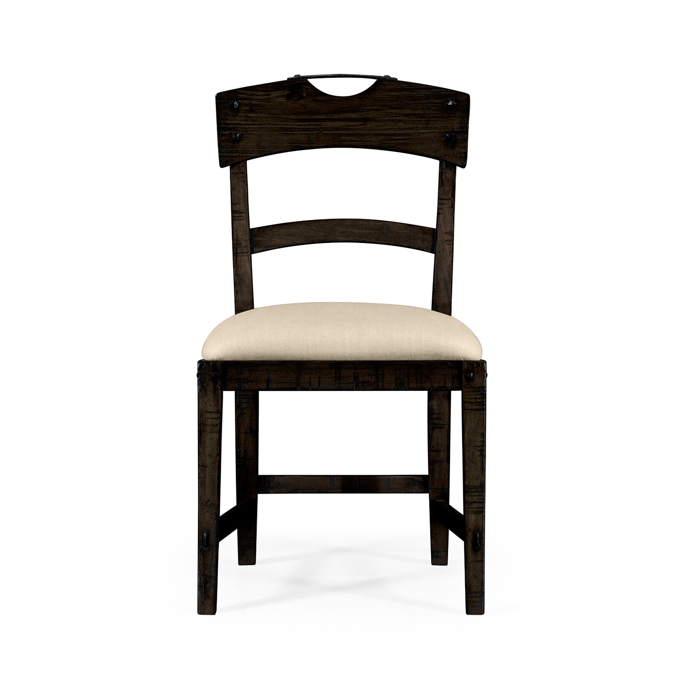 Casual Planked Dining Side Chair