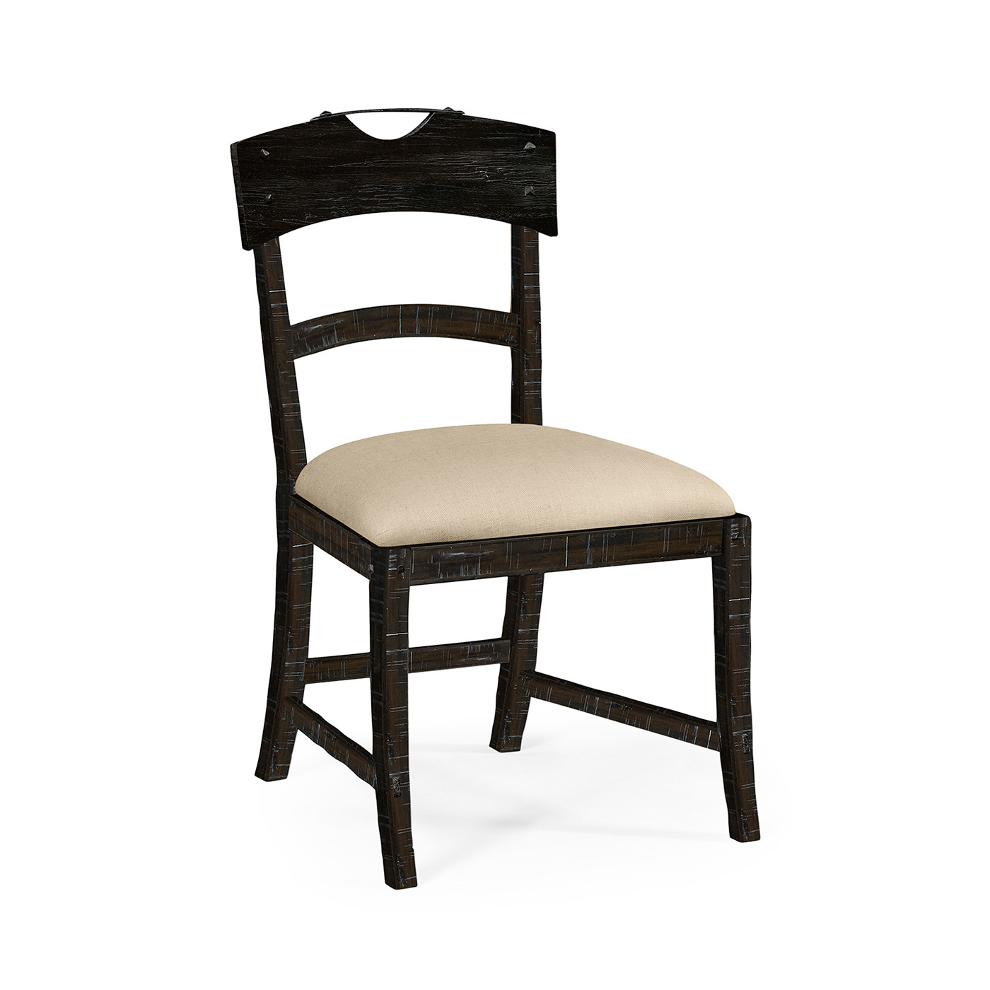 Casual Planked Dining Side Chair
