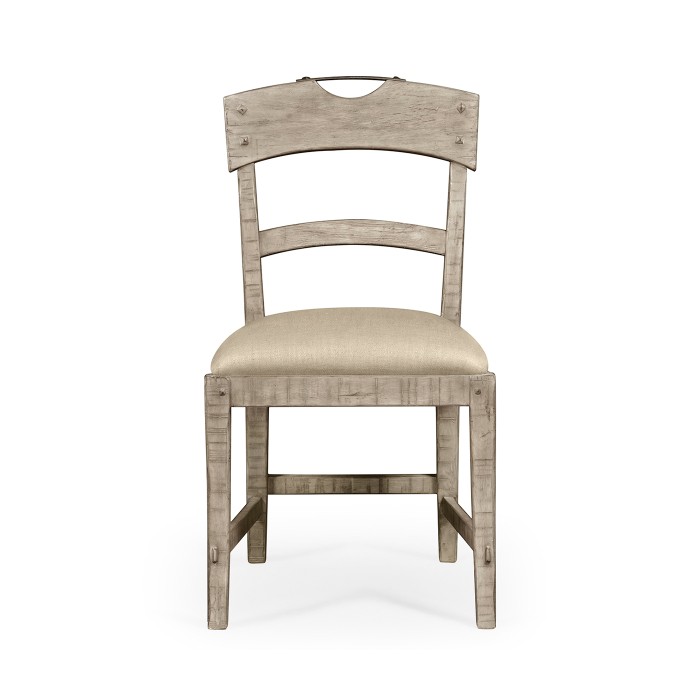 Casual Planked Dining Side Chair